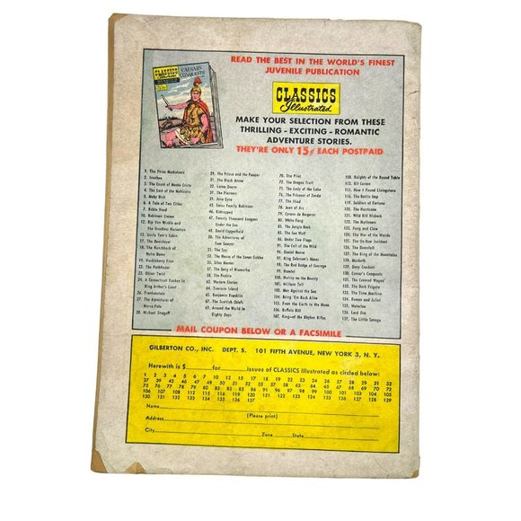 Classic Illustrated Comic 62 Western Stories Bret Hart 1949 - Picture 2 of 2